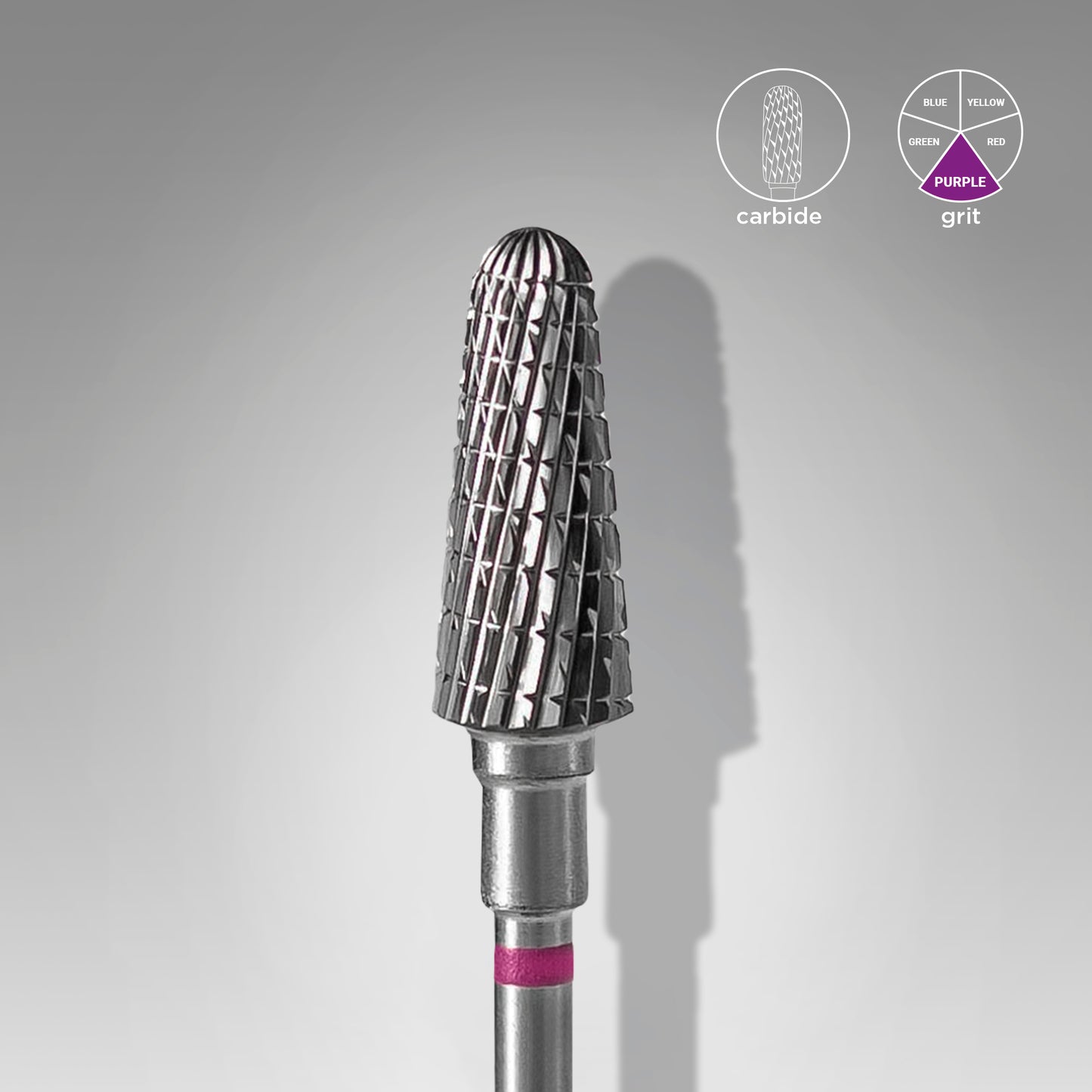 Carbide nail drill bit frustum purple EXPERT head diameter 6 mm / working part 14 mm
